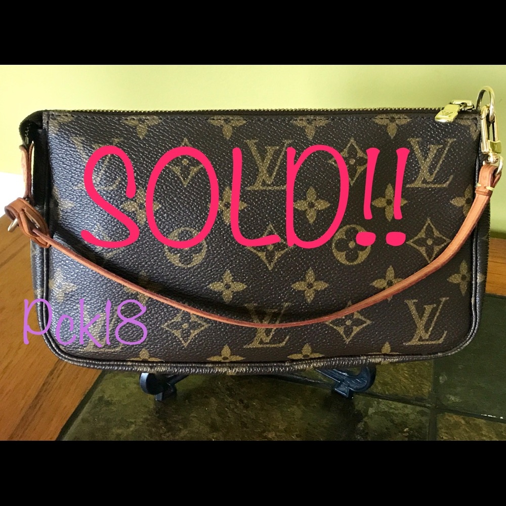 LOUIS VUITTON POCHETTE ACCESSOIRES POUCH MONOGRAM